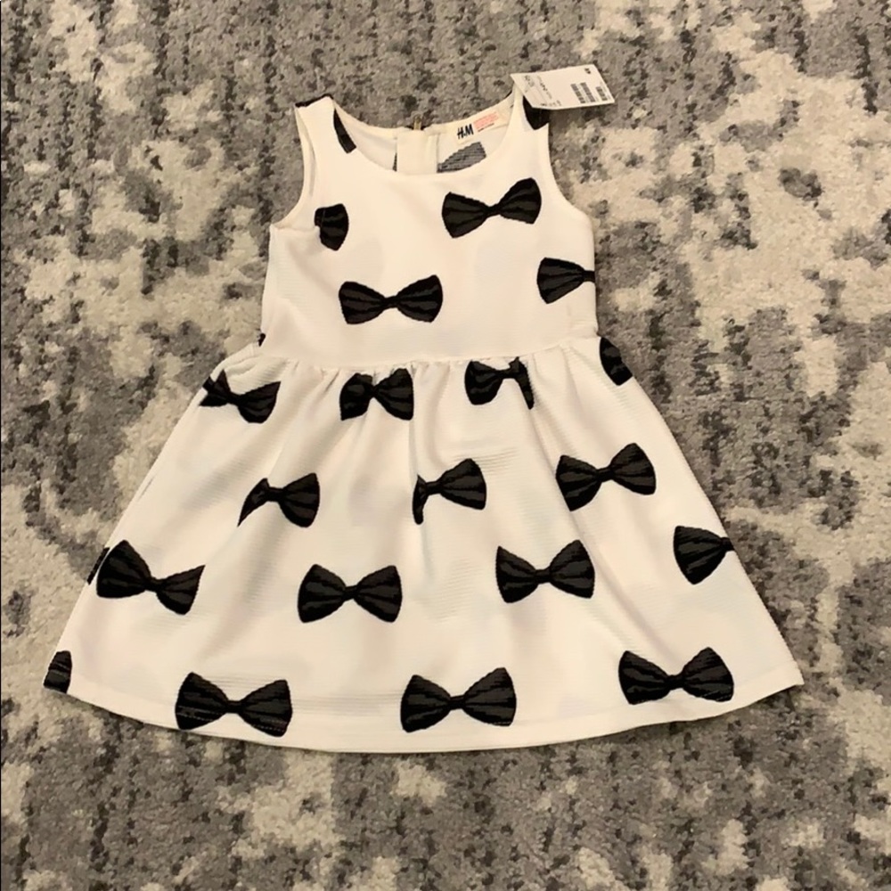 NWT H&M bow dress. Sz2-4Y
